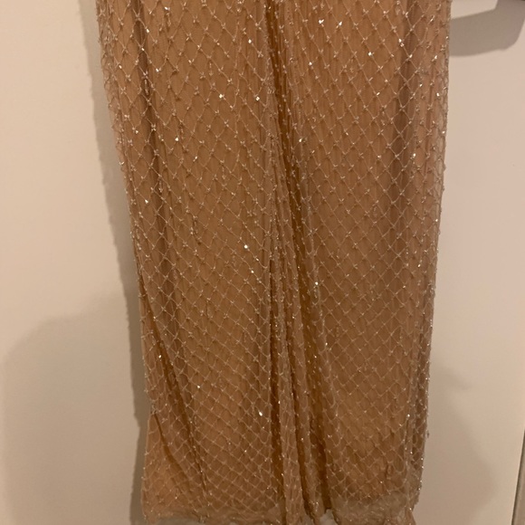 Jenny Yoo Beaded Bridesmaid Dress Light Pink Size Small - Picture 13 of 14